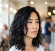 Inspiring medium length black hair for any occasion Inspiring medium length black hair for any occasion