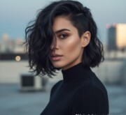 Inspiring medium length black hair for every woman Inspiring medium length black hair for every woman