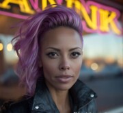 Inspiring short colorful coiffure full of elegance Inspiring short colorful coiffure full of elegance
