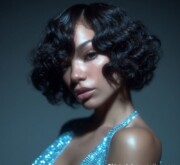 Short black style that channels inner strength