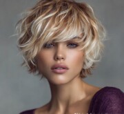 Short blonde female cut for a fresh, bold look Short blonde female cut for a fresh, bold look