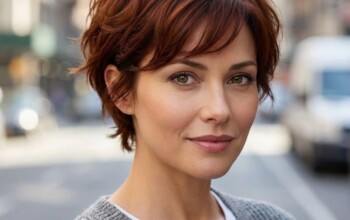 Short brown inspiration with voluminous curls
