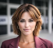 Short brown style for a chic and modern aesthetic