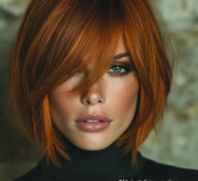 Short colored coif full of color