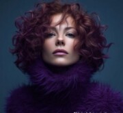 Short colorful coiffure sparkling with excitement
