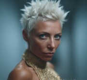 Short inspiring blonde look with smooth texture Short inspiring blonde look with smooth texture