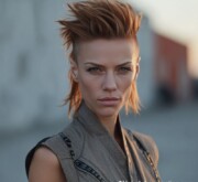 Short red style, full of excitement