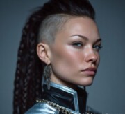 Stylish long black haircut idea with trendy details Stylish long black haircut idea with trendy details