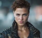 Subtle yet bold, this short brown style redefines elegance